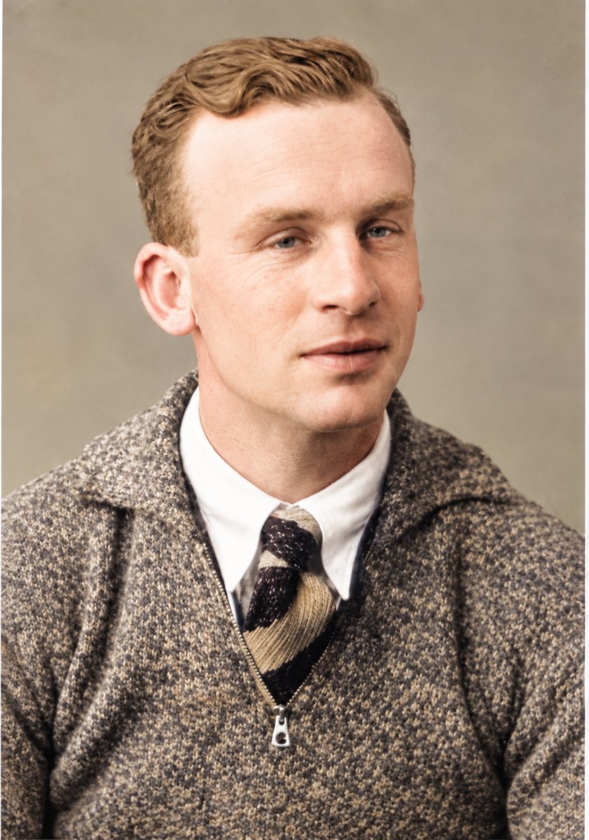 *Rekonstruktion eines historischen Porträts von Paul Hesse (1909–†1945), basierend auf dem erhaltenen Familienfoto.